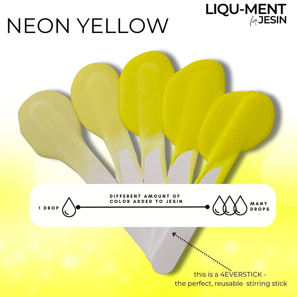 Lique-Ments - NEON YELLOW - 50 ml Farbe für Gießpulver