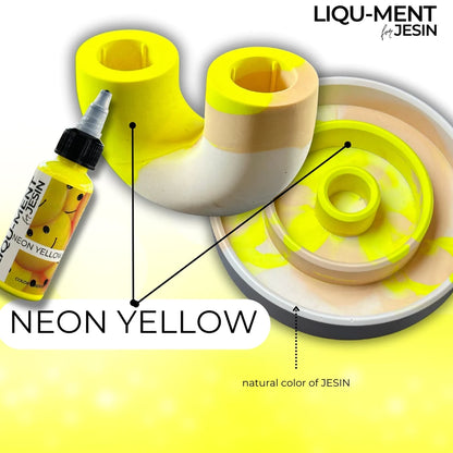 Lique-Ments - NEON YELLOW - 50 ml Farbe für Gießpulver