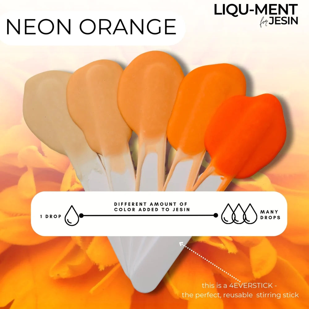 Lique-Ments - NEON ORANGE - 50 ml Farbe für Gießpulver