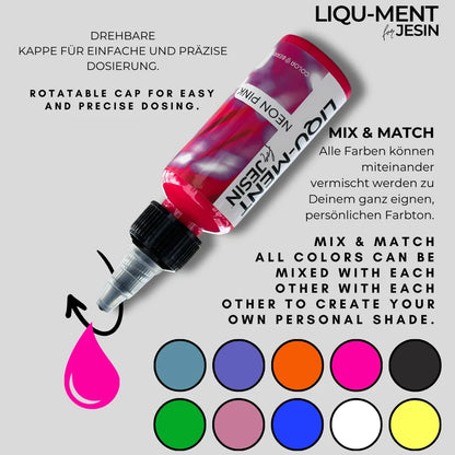 Lique-Ments - NEON PINK - 50 ml Farbe für Gießpulver