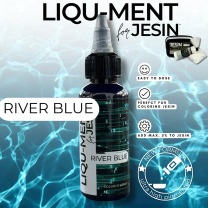 Lique-Ments - RIVER BLUE - 50 ml Farbe für Gießpulver