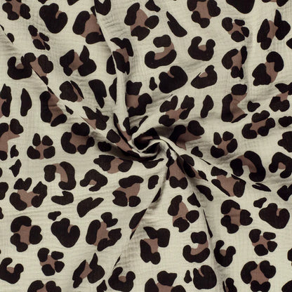 Musselin Leopard Animal Print - VORBESTELLUNG -