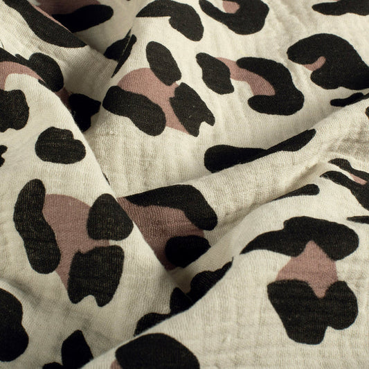 Musselin Leopard Animal Print - VORBESTELLUNG -
