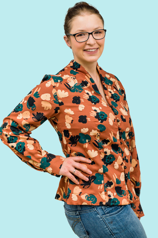 Damen Bluse PERLENTE