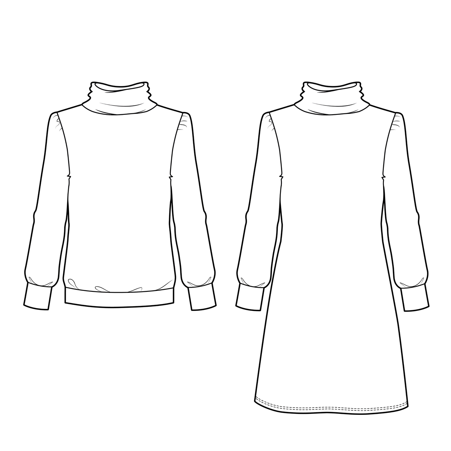 Damen Kleid MULIA (Papierschnittmuster)
