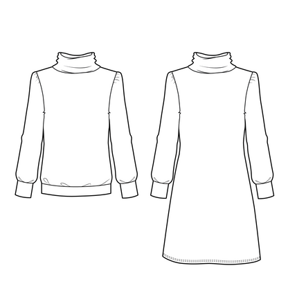Damen Kleid MULIA (Papierschnittmuster)