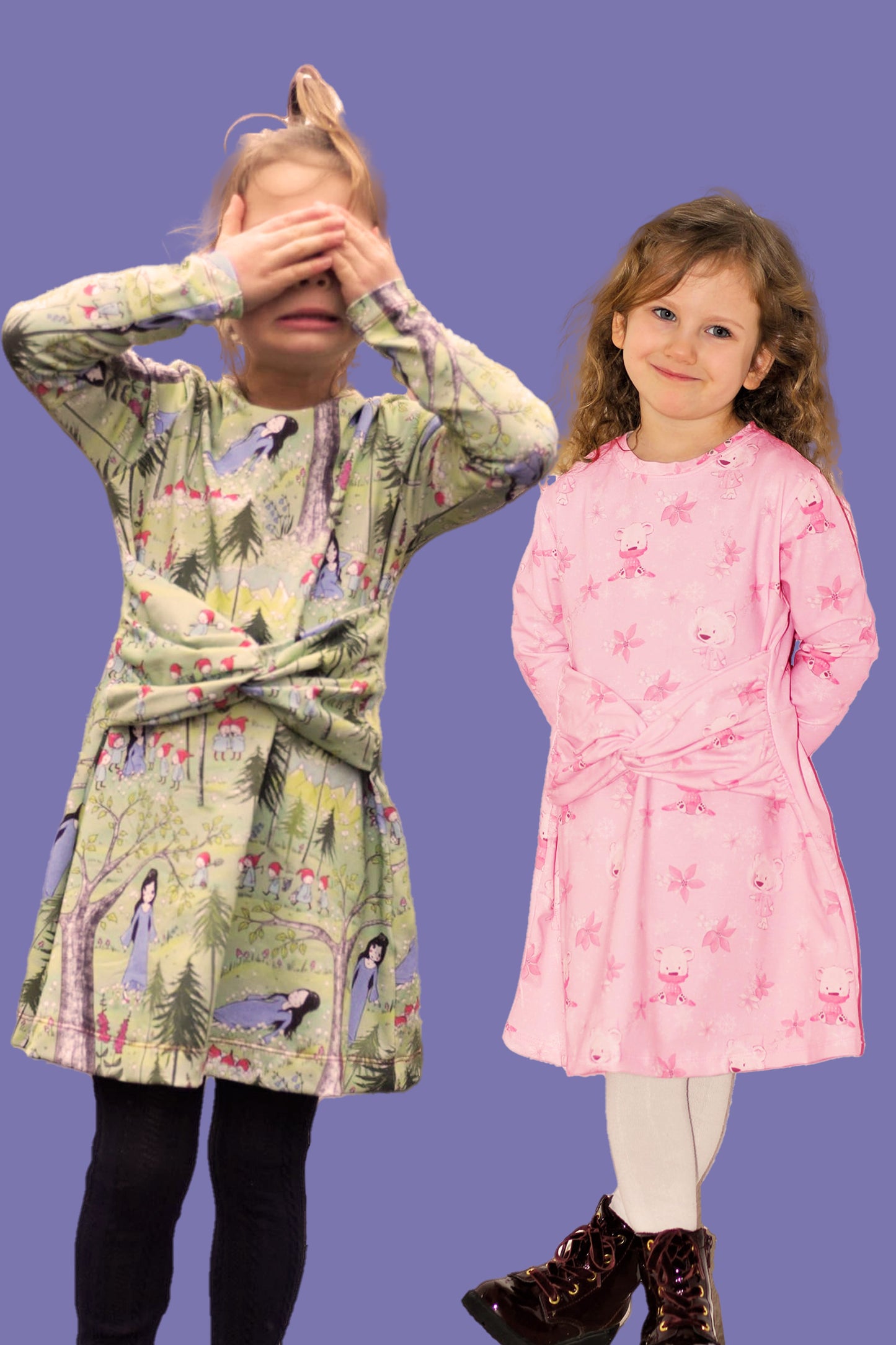 Kinder Kleid SIMPUL (Papierschnittmuster)