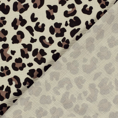 Musselin Leopard Animal Print - VORBESTELLUNG -