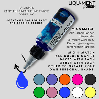 Lique-Ments - BLUE BLUB - 50 ml Farbe für Gießpulver
