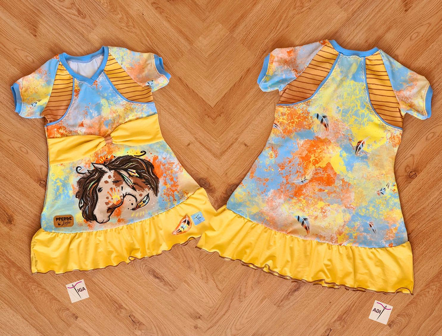 Kinder Tunika Shirt Kleid ABBIE