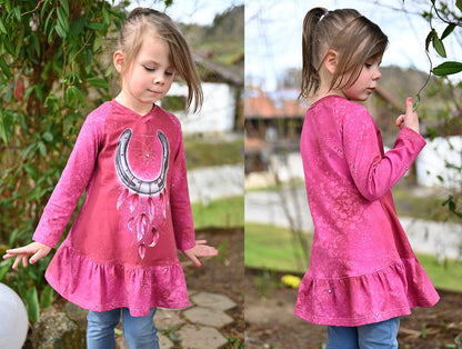 Kinder Tunika Shirt Kleid ABBIE