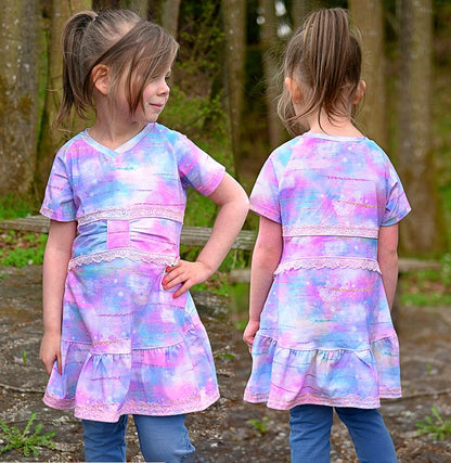 Kinder Tunika Shirt Kleid ABBIE