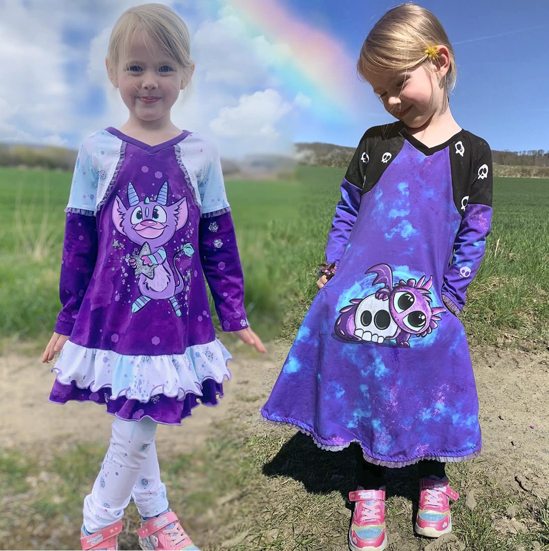 Kinder Tunika Shirt Kleid ABBIE
