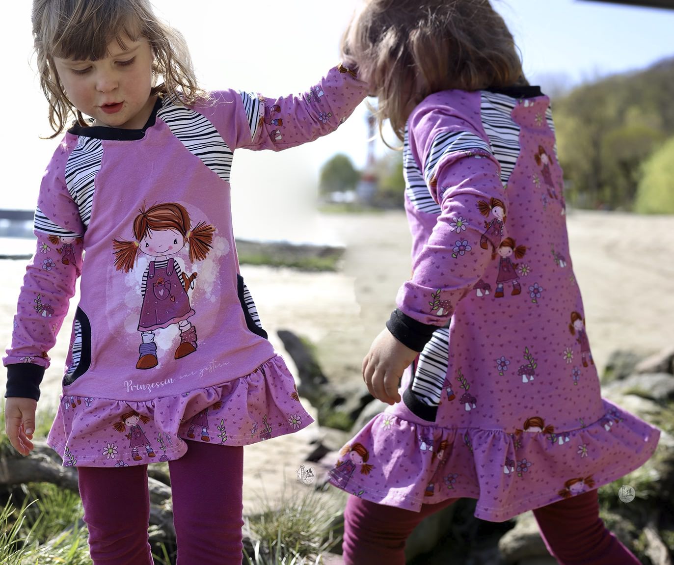 Kinder Tunika Shirt Kleid ABBIE