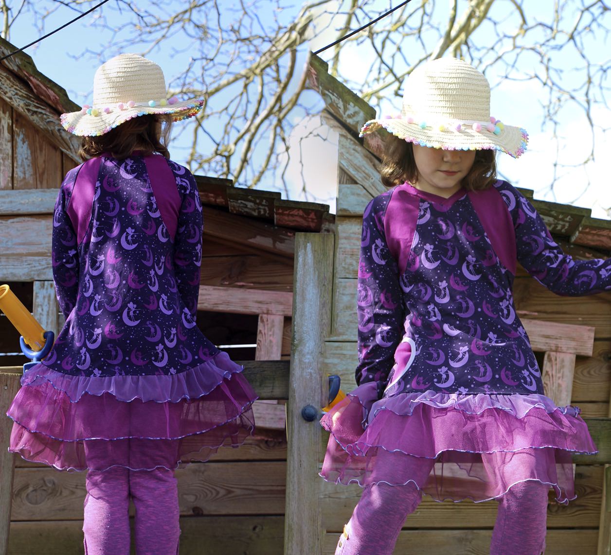 Kinder Tunika Shirt Kleid ABBIE