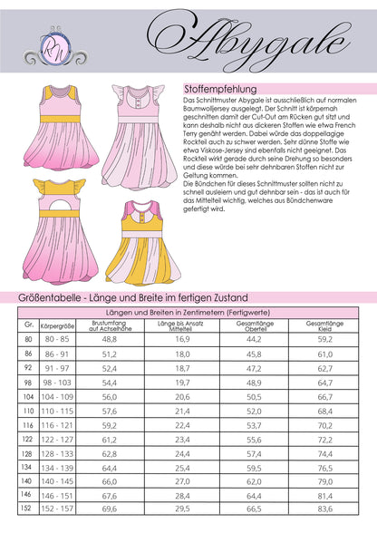 Kinder Kleid Shirt ABYGALE