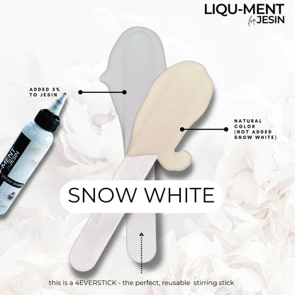 Lique-Ments - SNOW WHITE - 100 ml Farbe für Gießpulver