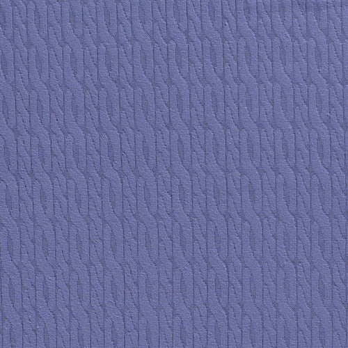 Strick Jacquard Zopfmuster - blau