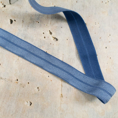 Elastisches Einfassband 20 mm - blau