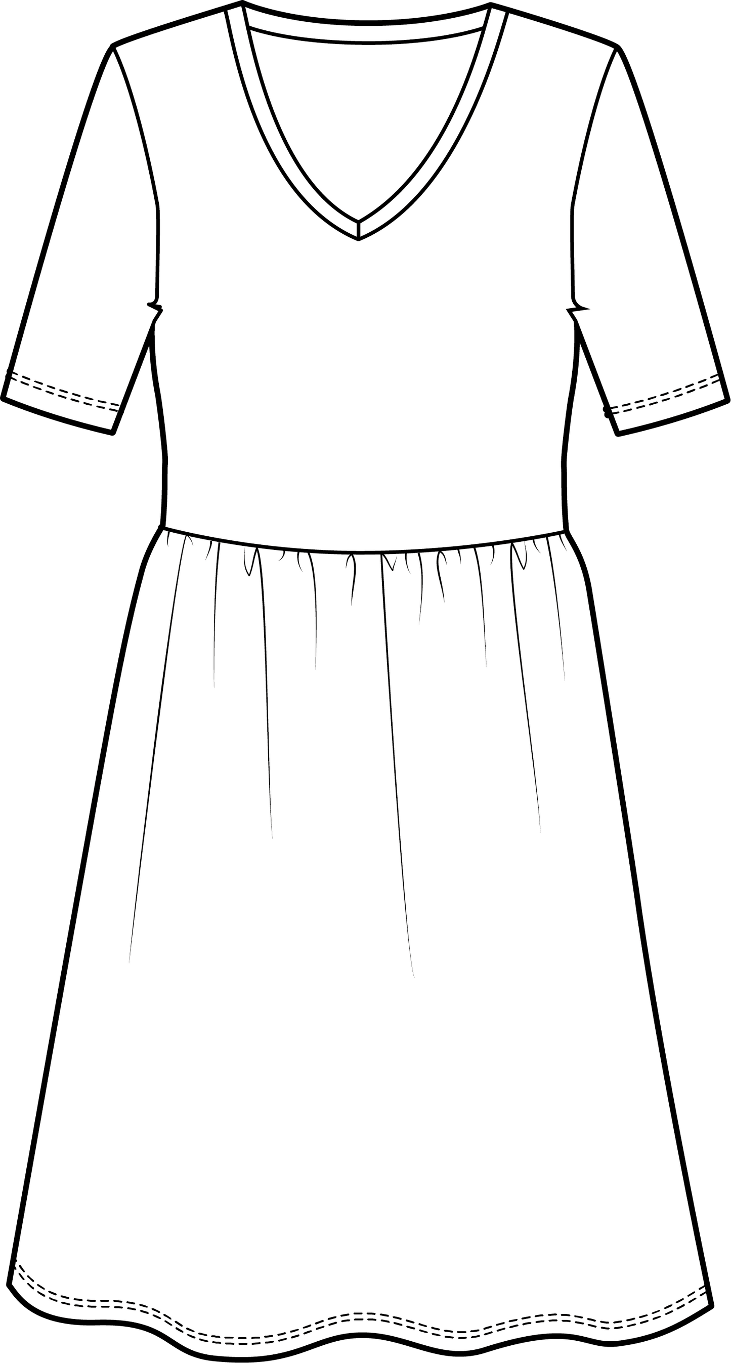 Kleid Gaun V