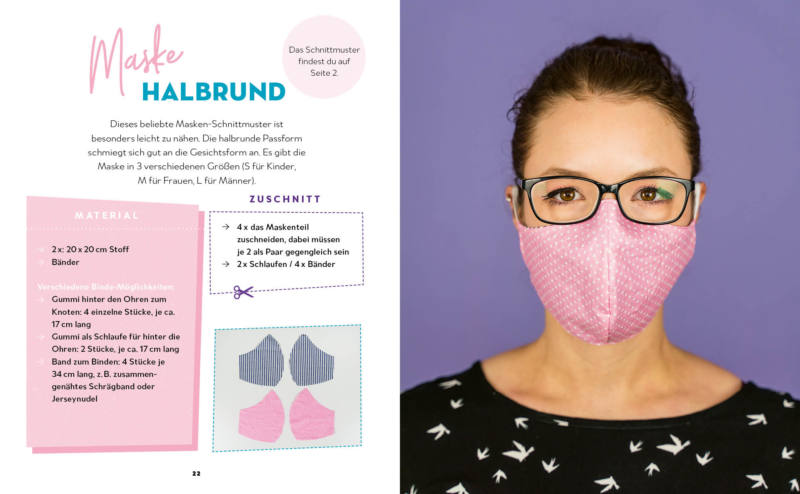 Masken nähen! – Mund-Nasen-Schutz einfach selbst gemacht