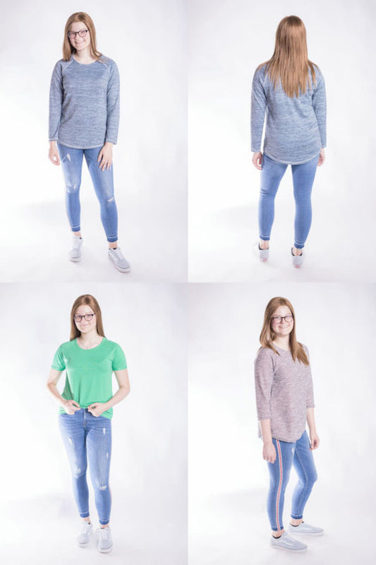 damen raglan shirt naehen yael 9 cr