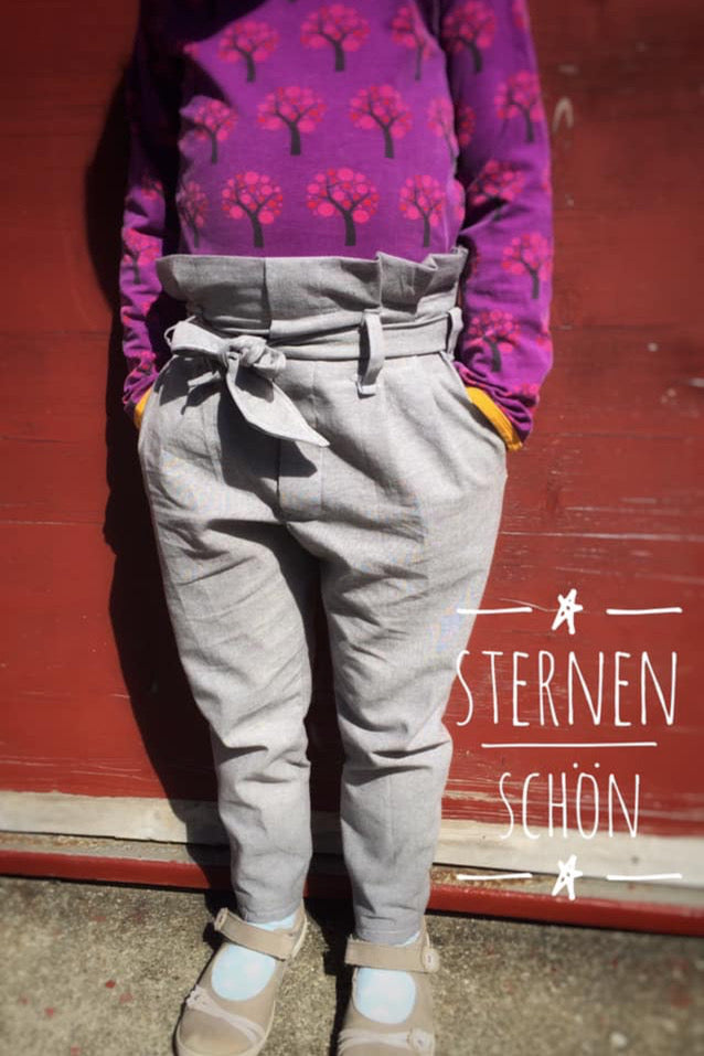 kinder paperbag hose naehen penny 14 cr