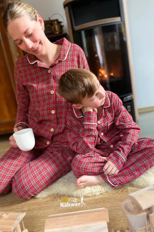 Unisex Pyjama TIDUR Nähfrosch –