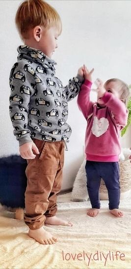 raglan pullover naehen button kinder 7